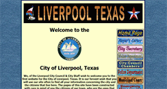 Desktop Screenshot of cityofliverpooltexas.com
